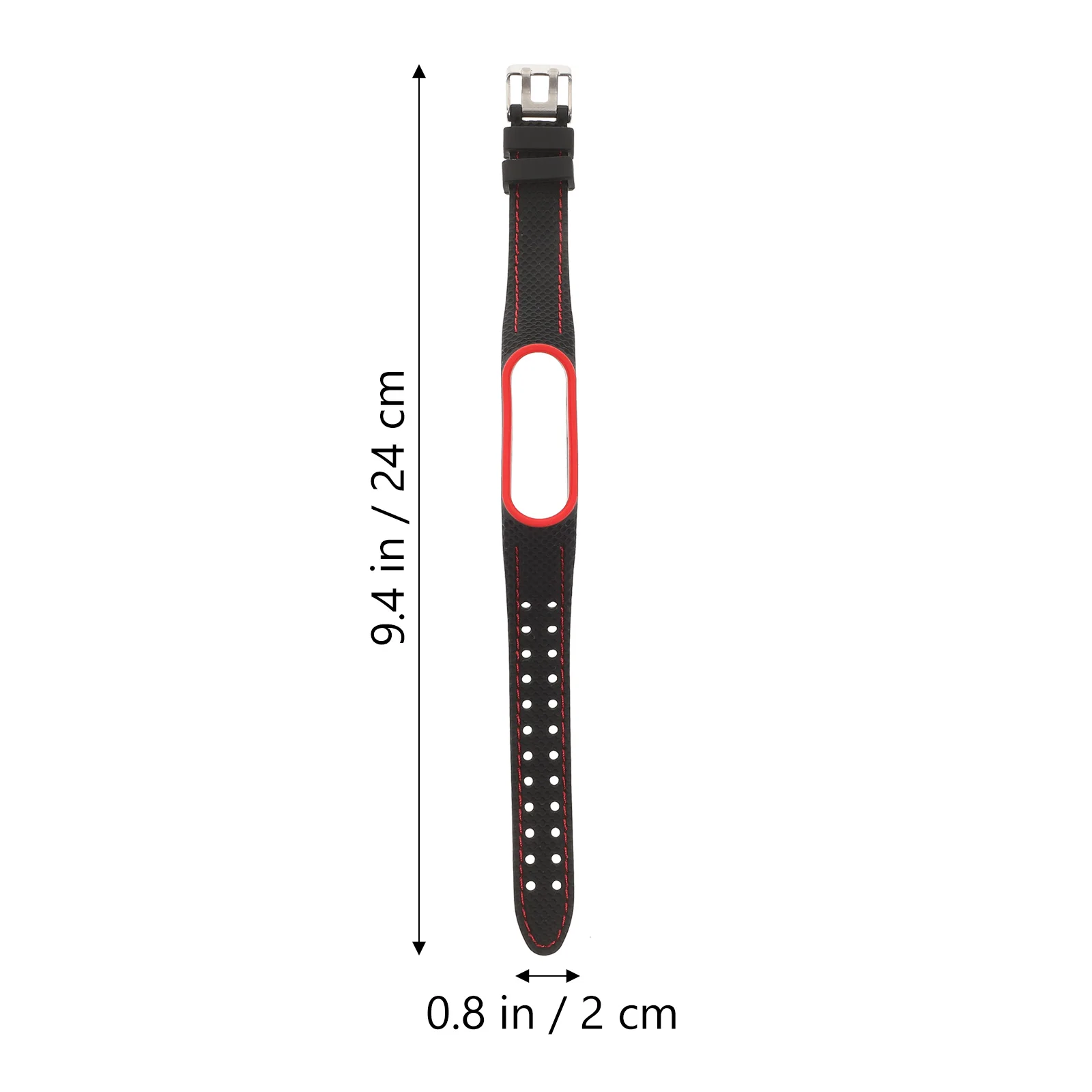 

Silicone Watch Resistant Adjustable Strap Replacement Wristb Daily Use Professional Fits Mi B