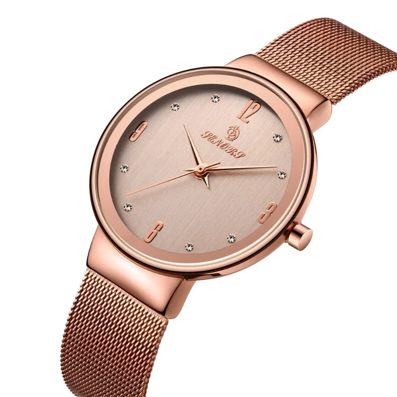 2025 new ultra-thin luxury women's watch simple fashion trend waterproof women's quartz watch birthday gift