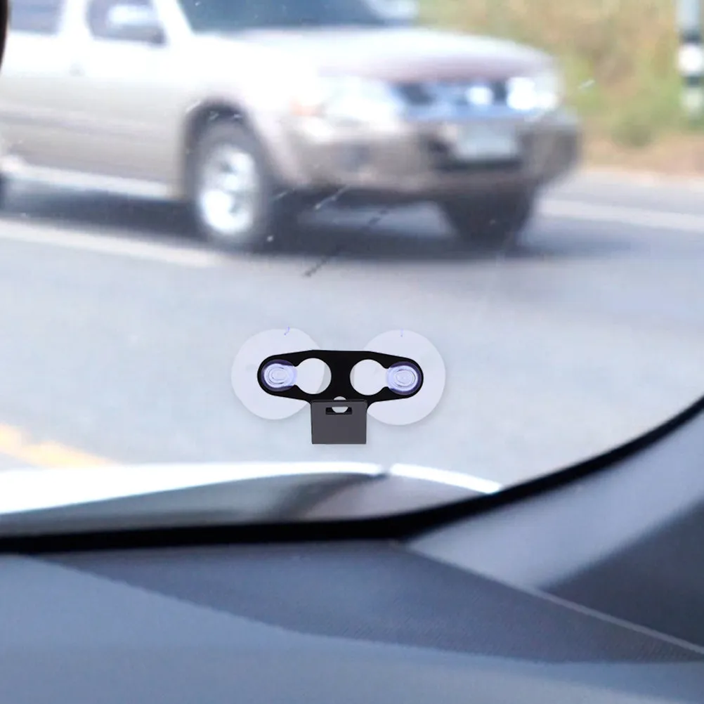 2Pcs Car Windshield Suction Cup Bracket Plastic Radar Holder Stable Operation Strong Adhesion Easy Install