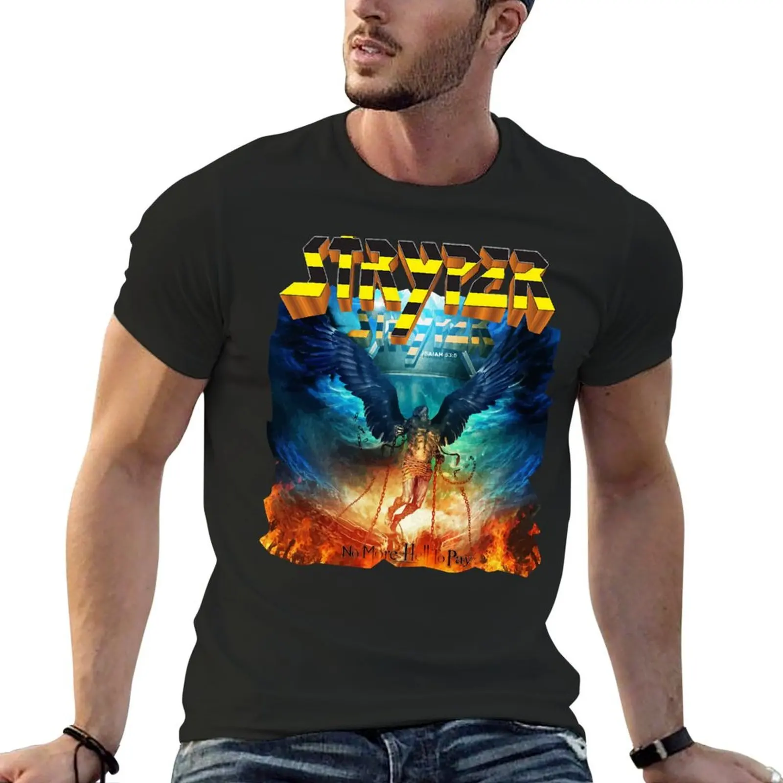 Stryper No More Hell to Pay T-Shirt essential t shirt graphic tee shirt customizeds summer tops mens t shirts top quality