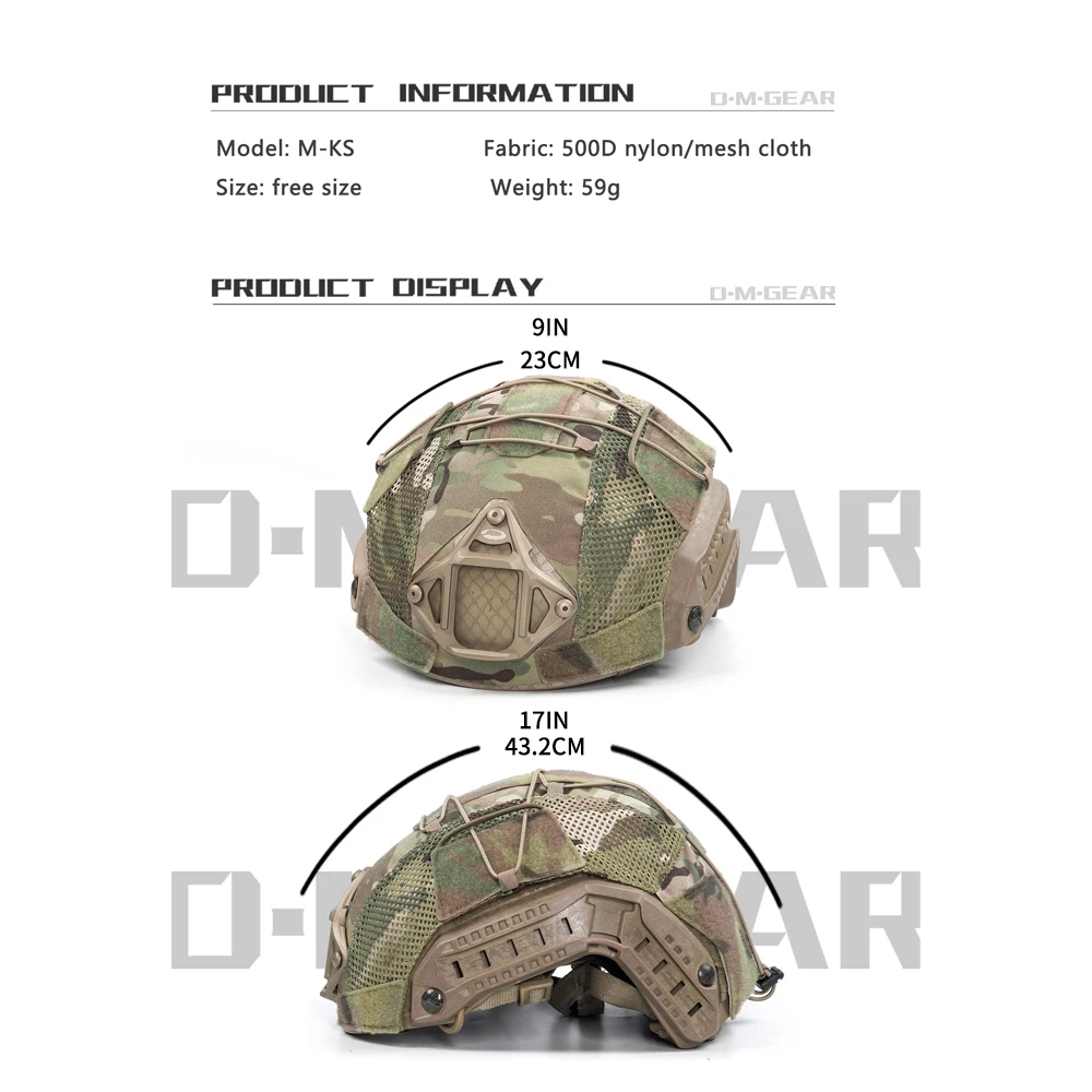 Tactical Gear SF Helmet Cover Protector OPS-Core/Fast MT/Fast RF1/FMA Maritime Accessories Airsoft Outdoors