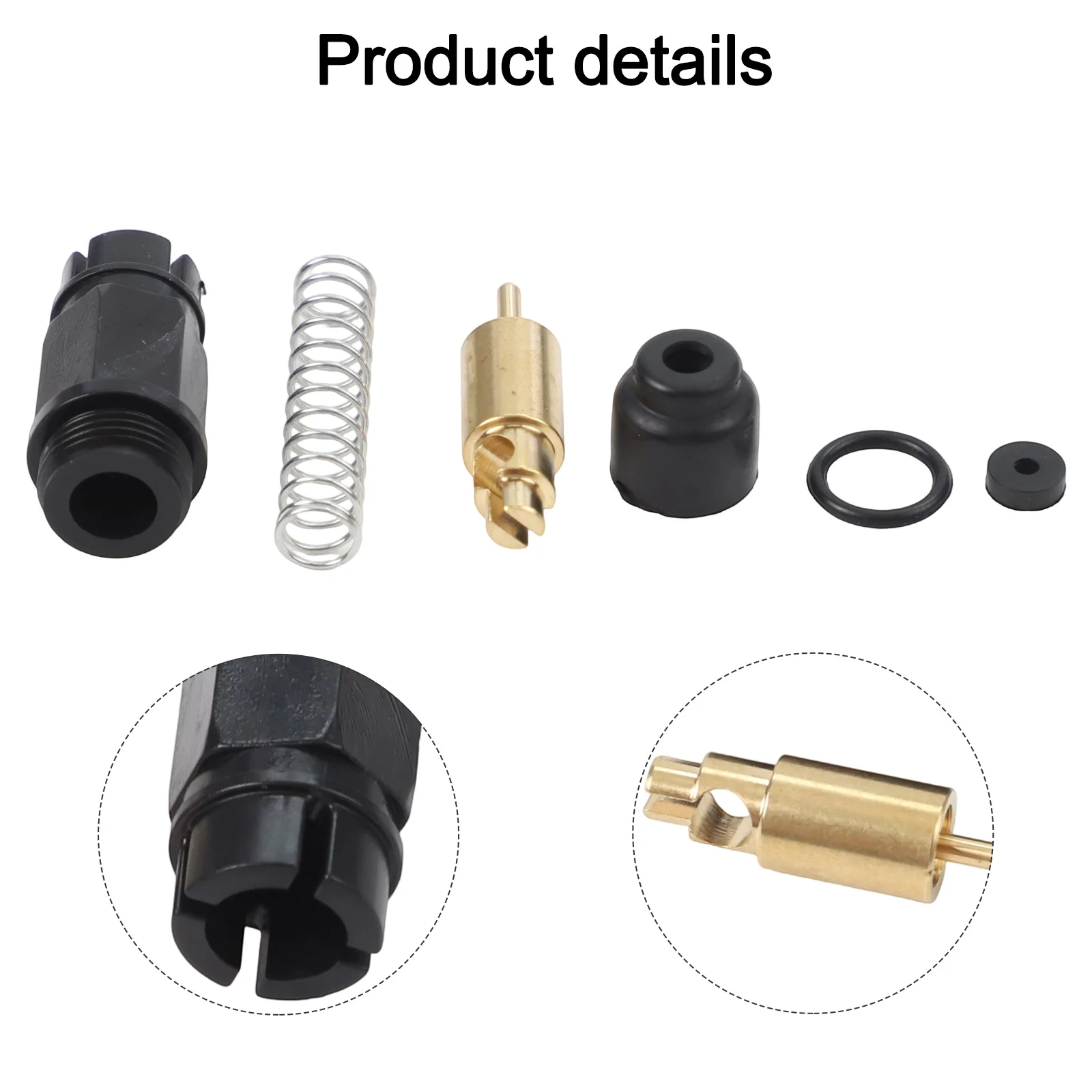 Valve Plunger Kit Starter Valve Plunger ATV Maintenance Carburetor Repair Includes One Set Compatible With Multiple ATVs