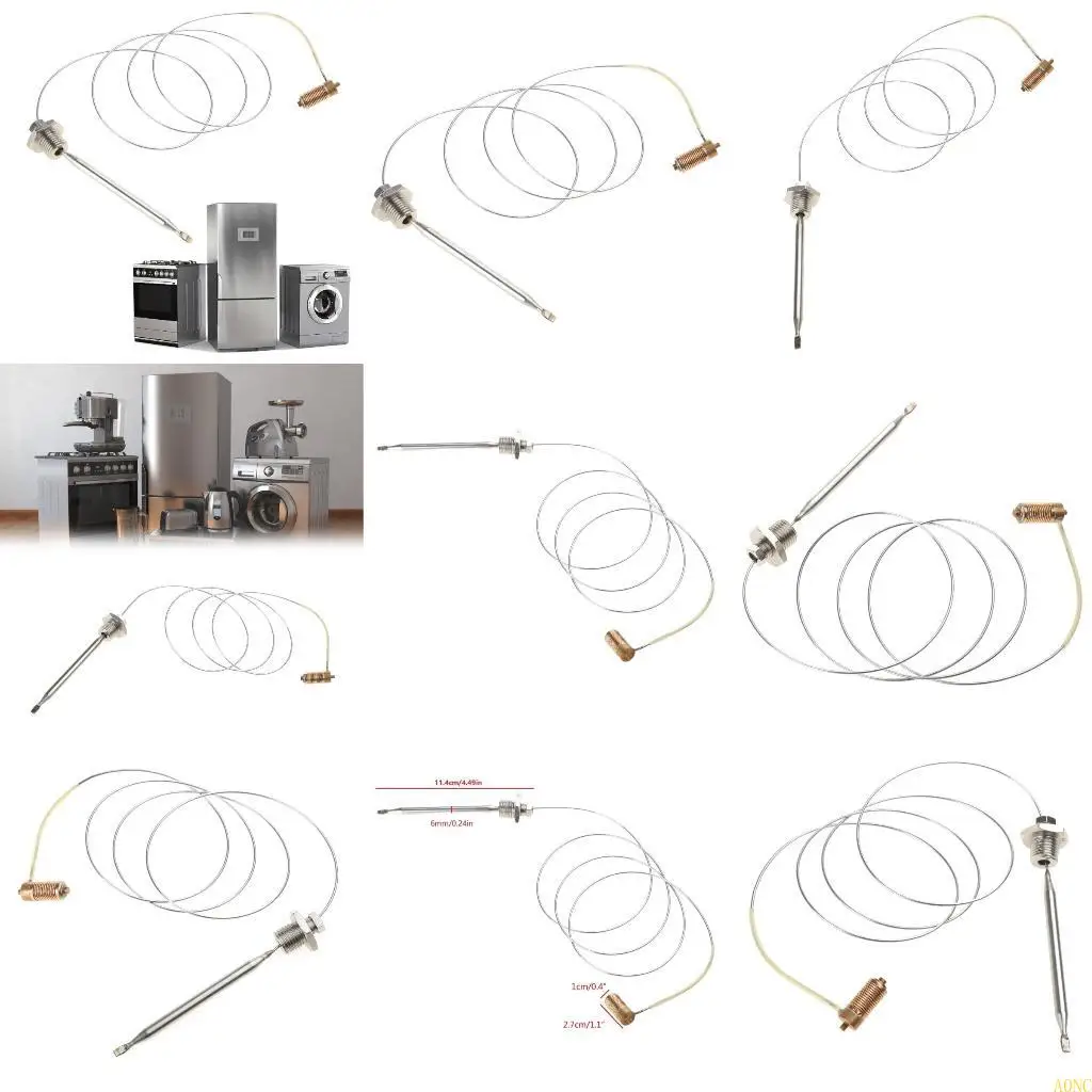 A0NC لصمامات الغاز الصغيرة SIT 710 للتحكم في درجة حرارة المقلاة الغازية 120-200 درجة مئوية مسبار المدى