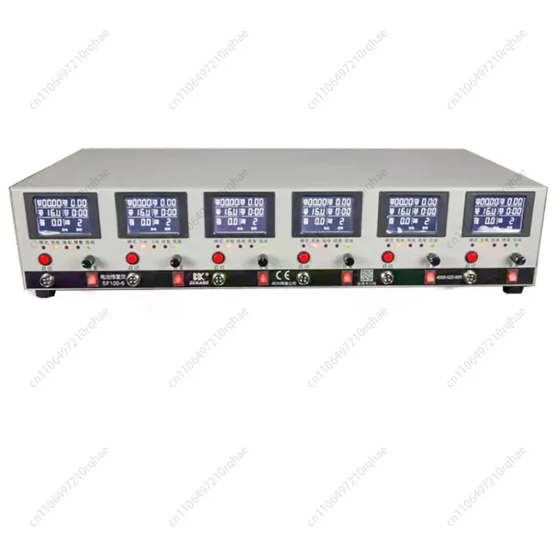 

6-Channel Battery Capacity Tester, for Lithium/Ni-MH/Lead-Acid Battery Charge Discharge Test & Repair, Model SF100-6