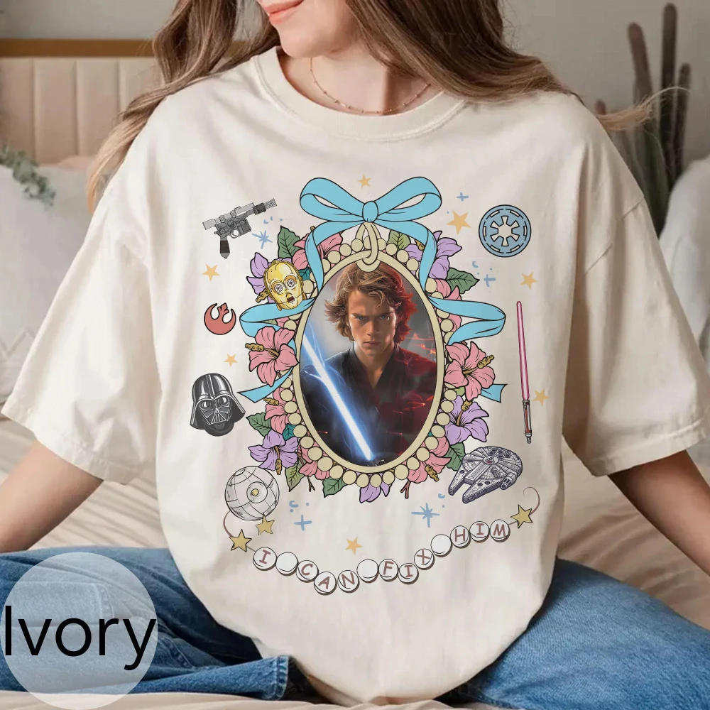قميص "Anakin Skywalker، I Can Fix Him" تي شيرت دارث فيدر، الحلقة 20 "انتقام سيث"، رحلة ديزني
