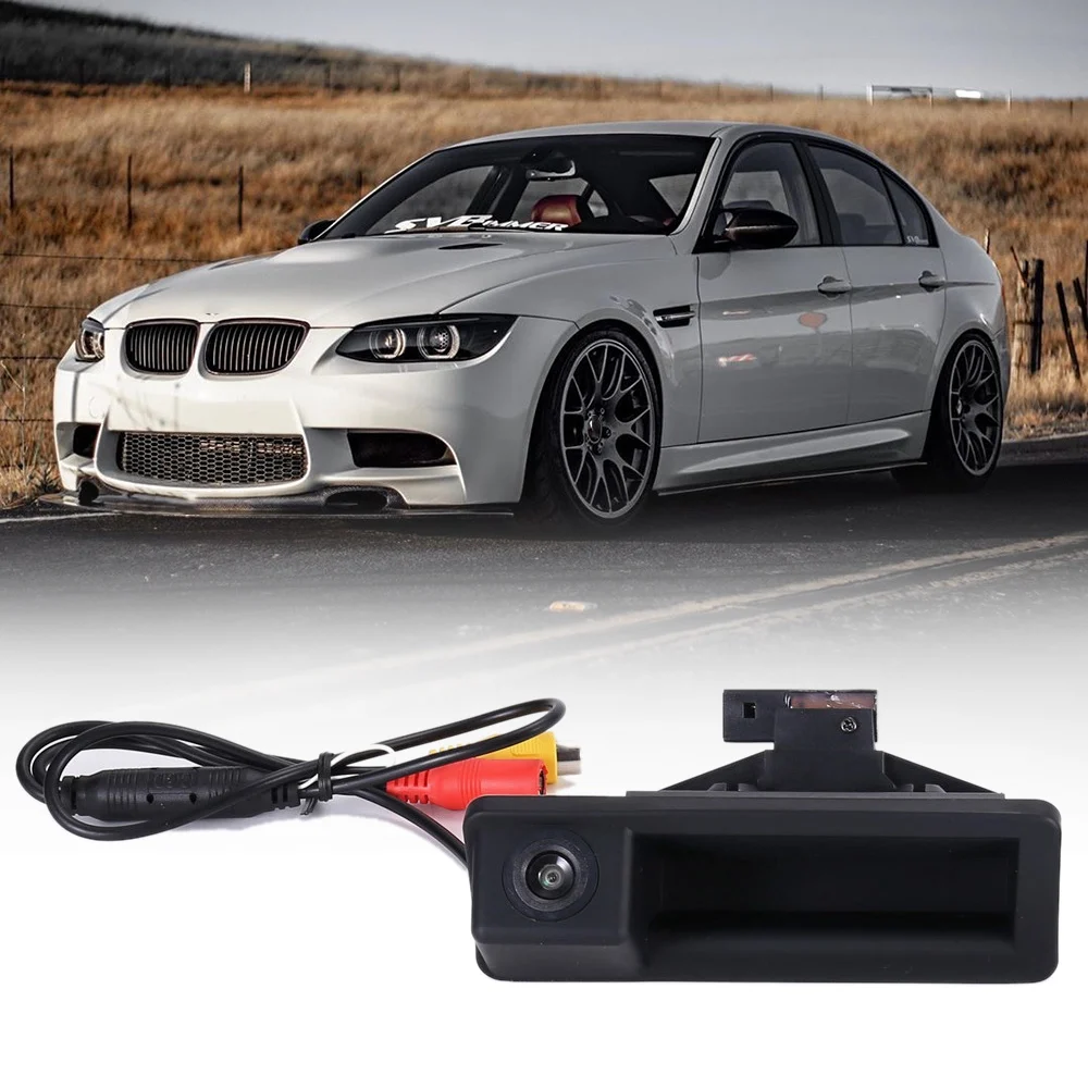 Car Rear View Camera Trunk Handle for-BMW E90 E91 E92 E93 E53 E82 E88 X1 X5 X6