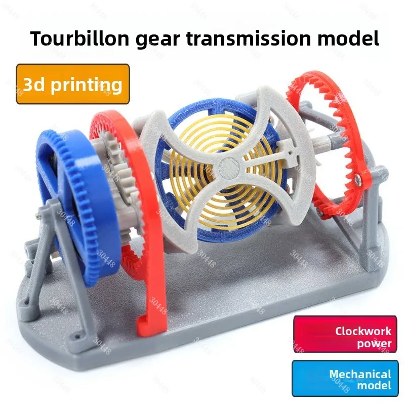 Mechanical Watch Structure Principle Tourbillon Gear Transmission Model 3d Printing Diy Maker Production Science and Education