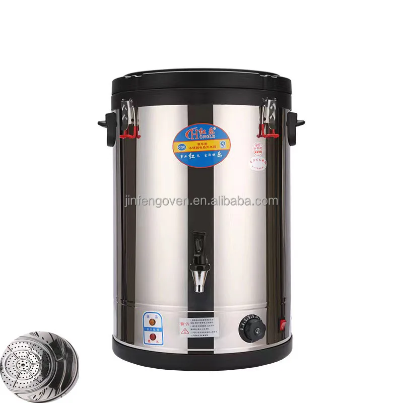 

Tea Coffee Urn Stainless Steel Hot Drinks Warmer Electric Hot Water Boiler for Catering
