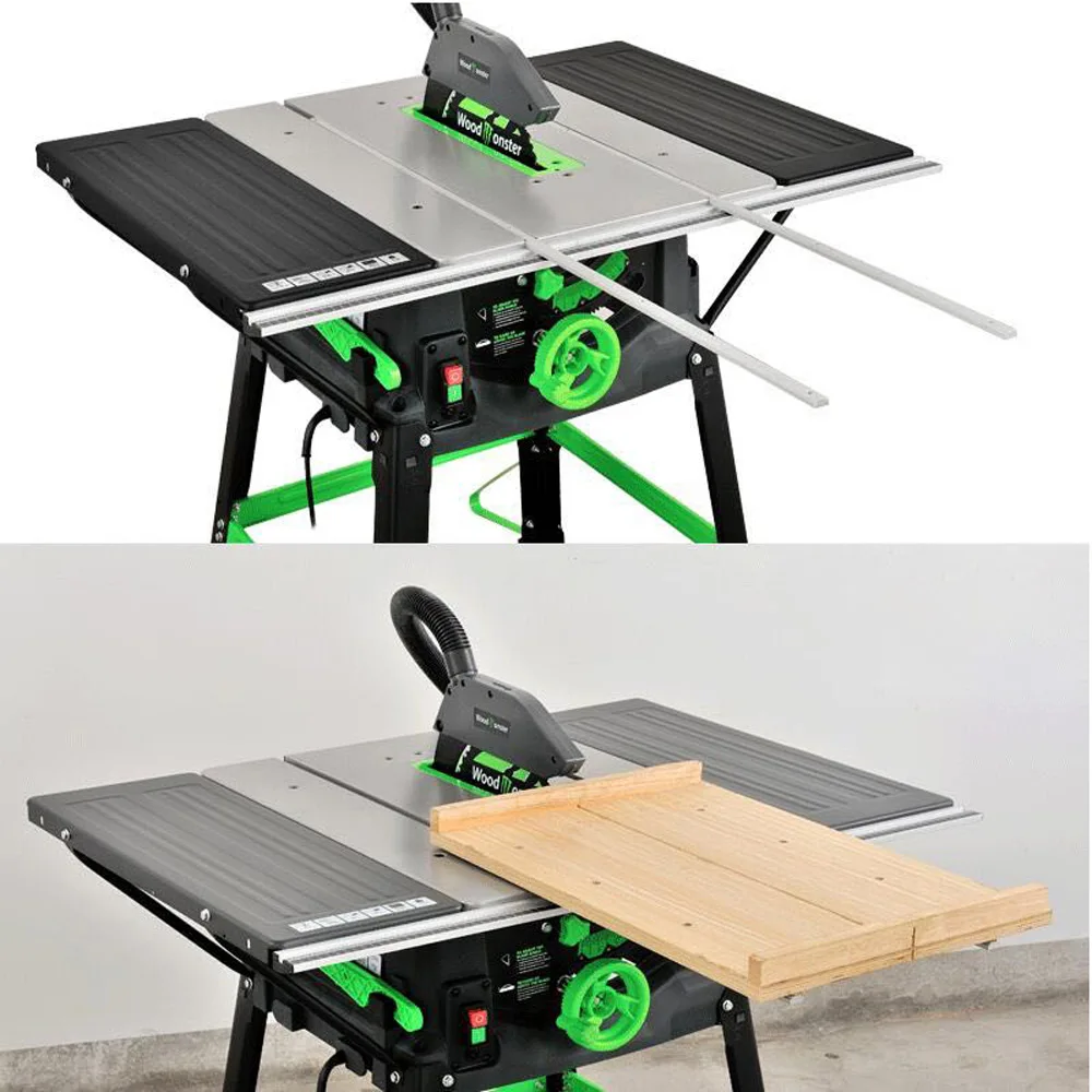 10 inch Multi-function Woodworking Table Saw Aluminum Wood Dual-purpose Cutting Machine Open Large Board Precision Panel Saw