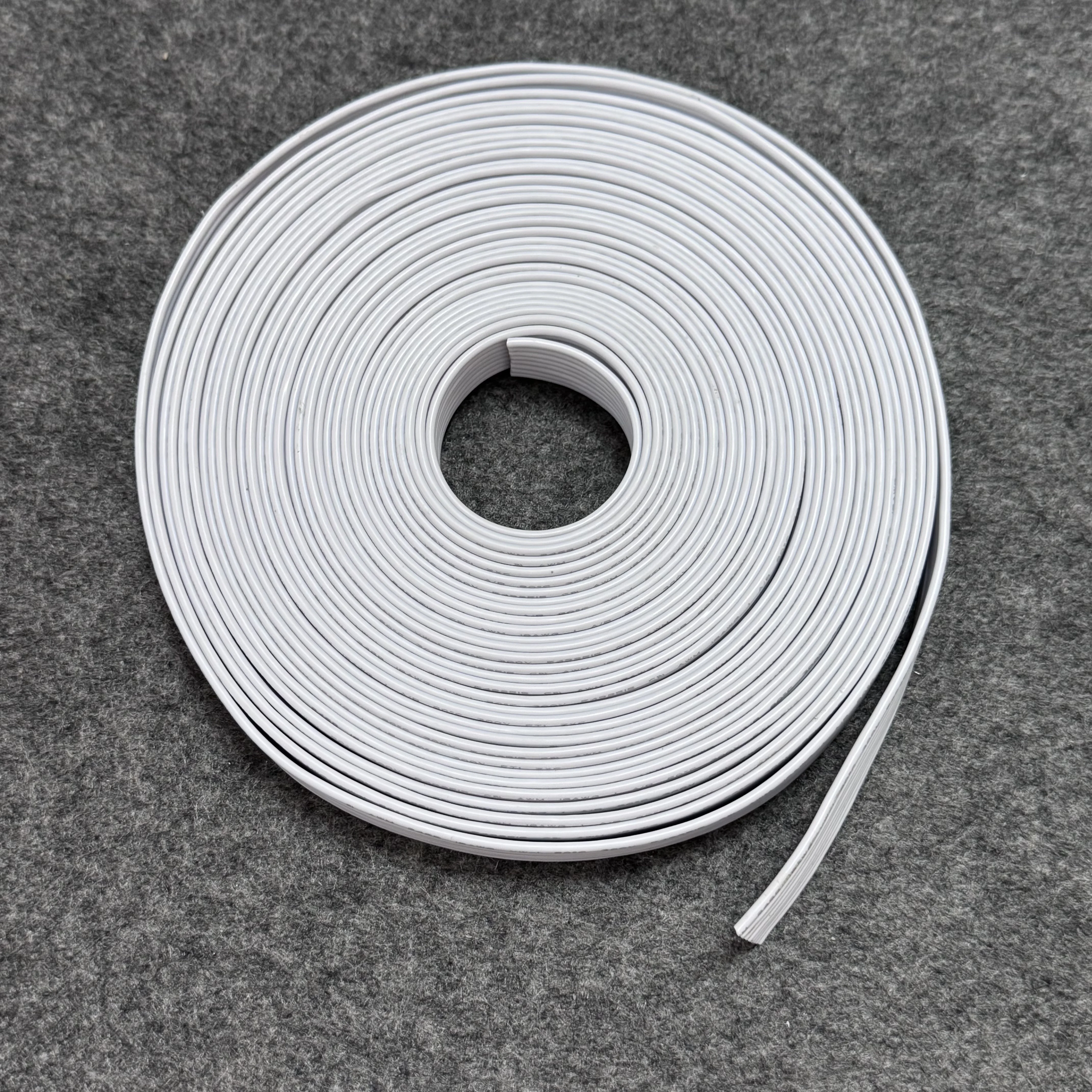 جودة عالية 8pin جميع الأبيض 1007 18AWG الشريط كابل لوحدة بكسل led 8P موصل 8 دبوس كابل متوازي