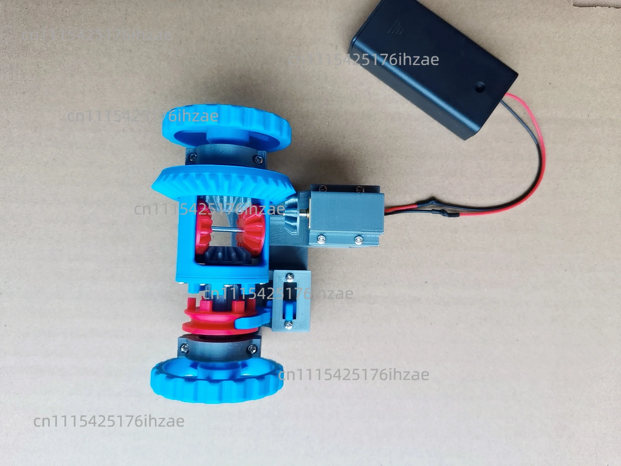 Differential Model with Differential Lock Can Be Used for Teaching Demonstration and 3D Printing Display