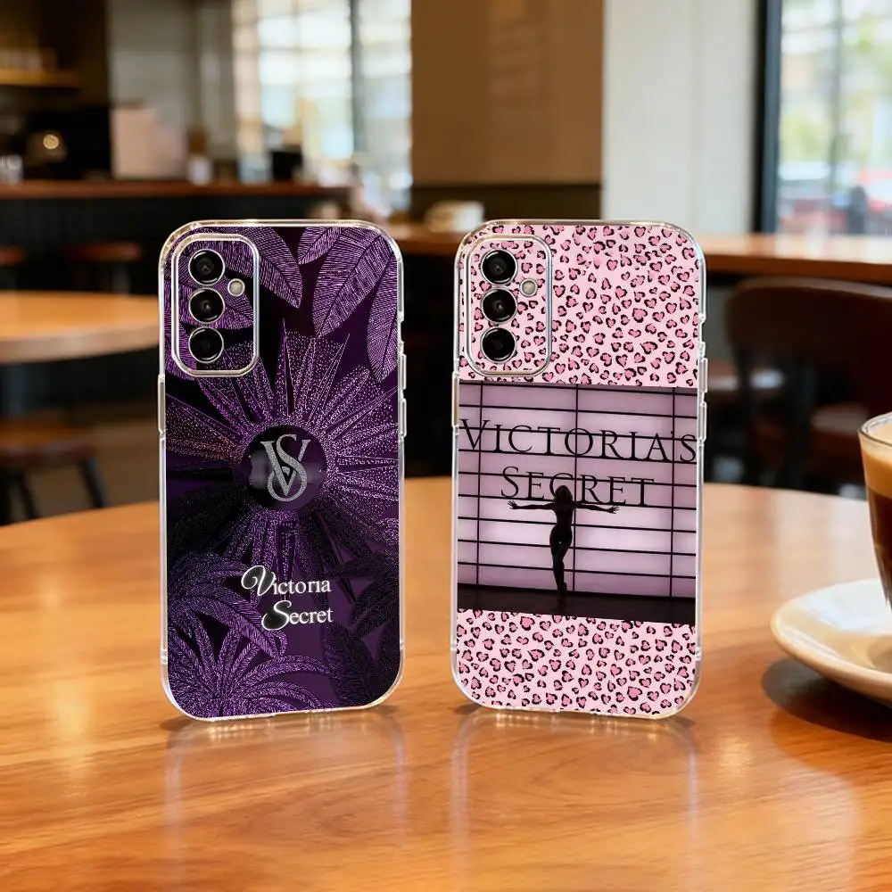 

Fashion S-Secret beauty V-Vic-torias Phone Case For SamsungA10,12,20,21S,30,31,40,50,51,52,70,71 Transparent Cover