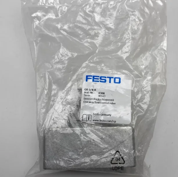 

New original FESTO throttle valve 151213-GR-M5-B 151215-GR-1/8-B 6308-GR-3/8-B