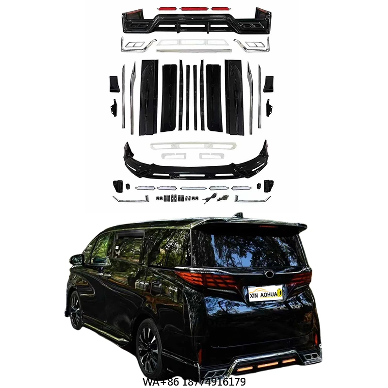 

Latest Product Auto Parts Body Kit for ALPHARD/VELLFIRE 40 Series Upgraded Bumper Spoiler Side Skirt