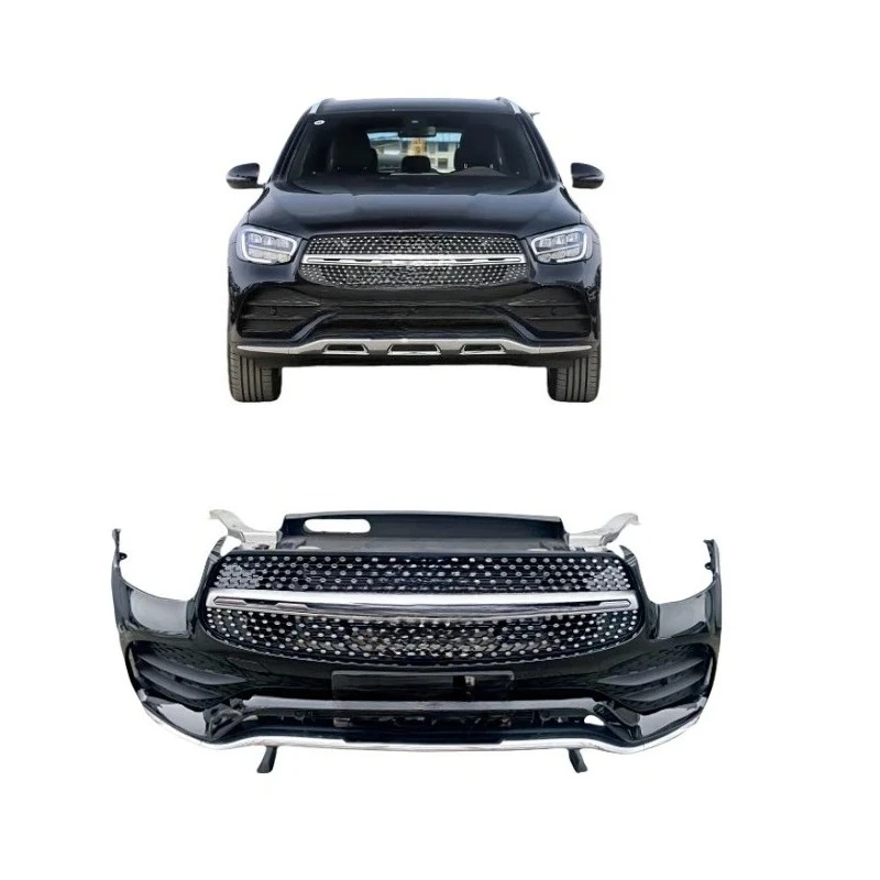 Original Grille and Front Bumper for GLC Series W253 GLC300 2019-2022 Second-Hand Body Kit for 2019-2022 Cars