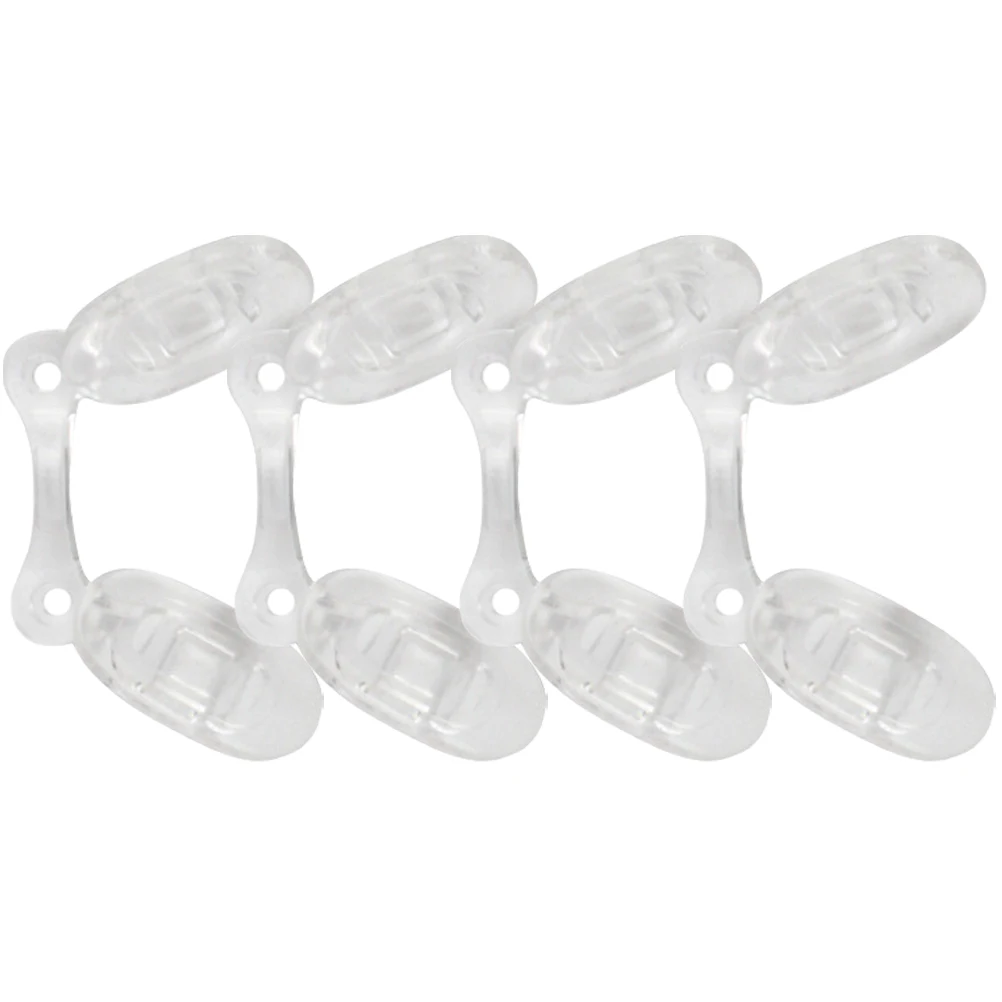

4pcs Silicone Nose Pads for Eyeglasses Glasses Nose Pad Anti Slip Soft Design Fits Most Frames Health Care Accessories