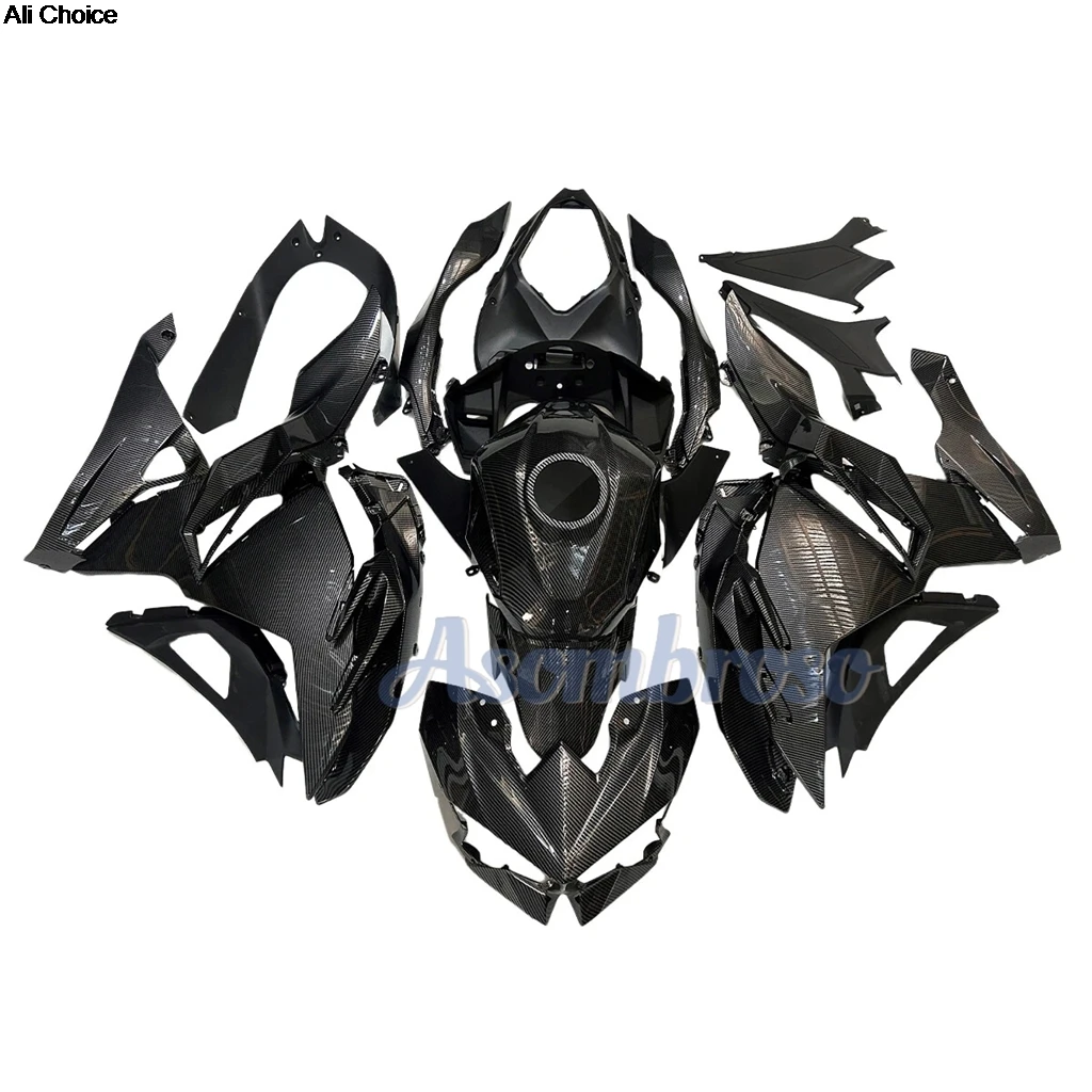 Motorcycle Parts Plastics Kit For Kawasaki 2024 - 2025 Ninja500 Carbon Fiber Look Bodywork Panel set Ninja 500 24 25 EX500