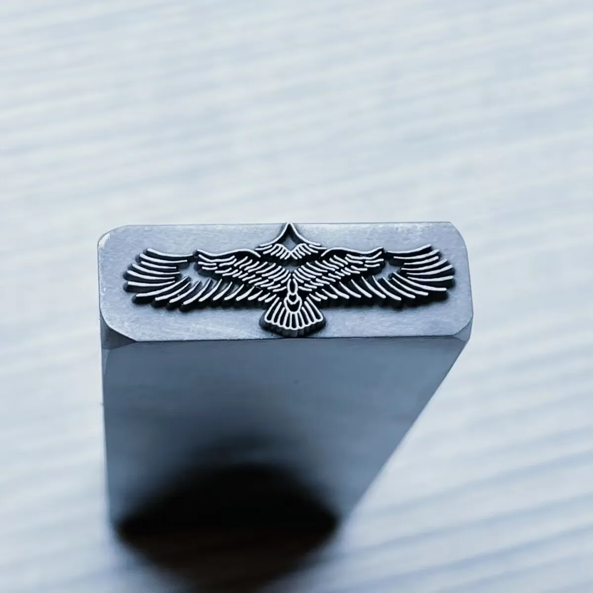 Jewelry Stamping Tools for Bracelets and Rings Chiseled Eagle Pattern Steel Stamps Gold and Silver Jewelry Making Tools