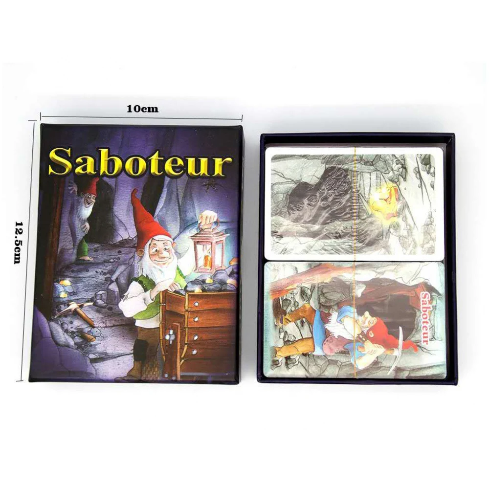 Saboteur Board Game Cards Table Games Funny Board Card Games for Families Party Dwarf Gold Mine Digging Miner Board Game