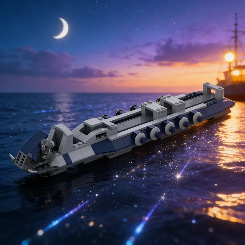 

268 деталей MOC: Звездный боевой корабль-разведчик (модель) — конструктор, развивающая игрушка, идея для подарка на Рождество