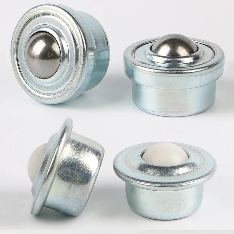 

10PCS Precision Conveying Universal Ball Transfer Unit Ball Bearing Bull Eye Wheels Transfer Omni Wheel Conveyor Rollers Sliders