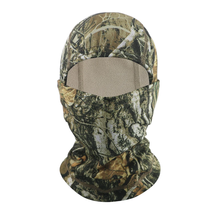 Fleece Thermal Tactical Camouflage Balaclava Full Face Masks Winter Warm Windproof Cycling Hiking Skiing Camo Scarf Mask Hats