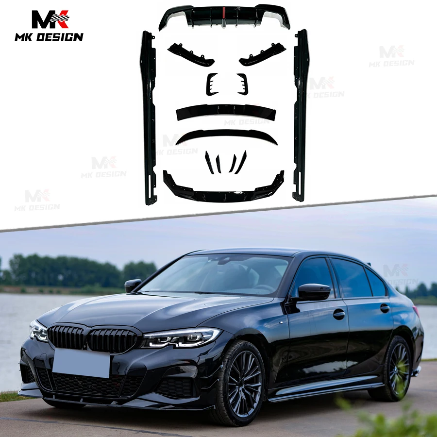 

For BMW G20 G28 2020-2022 Upgrade VTEN Style Body Kits Front Lip Side Skirts Rear Diffuser Splitters Rear Spoiler Roof Spoiler