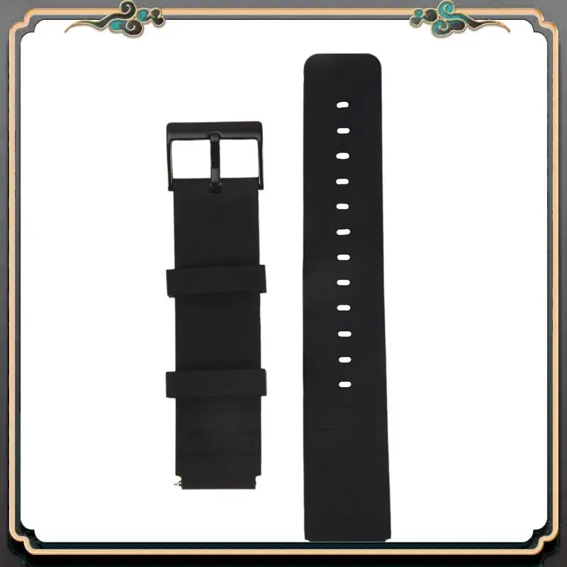 

ASMA-Sport Watchband Strap For XIAOMI Watch Band Soft Silicone Replacement Bands Strap For Mi Watch Strap Black