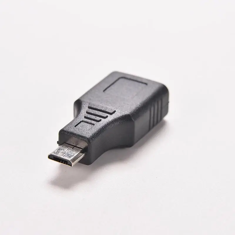 1PC Black F/M USB 2.0 A Female To Micro / Mini USB B 5 Pin Male Plug USB OTG Host Adapter Converter Connector Up To 480Mbps