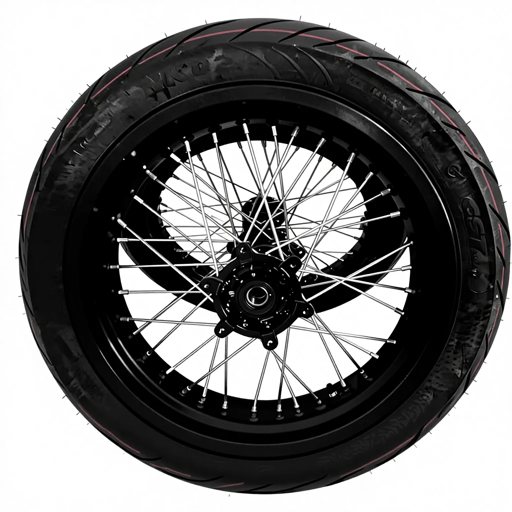 New Ultra Bee Wheel Kit Electric Dirt Bike 74V 60Ah Ebike 90 Km/h Supermoto Tire Casing 100/80-17 130/70-17