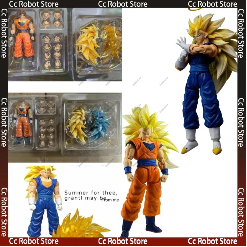 Neokong Studio Dragon Ball Vegeta y Goku Fusión Forma Vegeto Goku Super Saiyan 3 3.5 Cuerpo SHF Vegito Super Saiyan 3