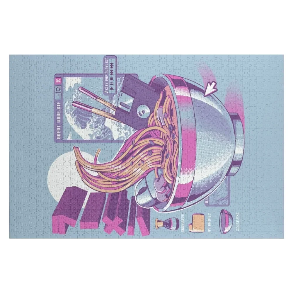 Web Ramen Jigsaw Puzzle Adult Wooden Custom Wood Personalized Gift Personalized Gift Ideas Puzzle