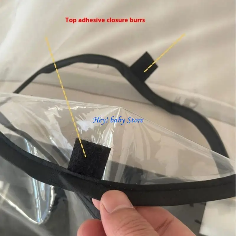 Q1FE Universal Baby Weather Deckung Schnell einfach Installation Clear Panel