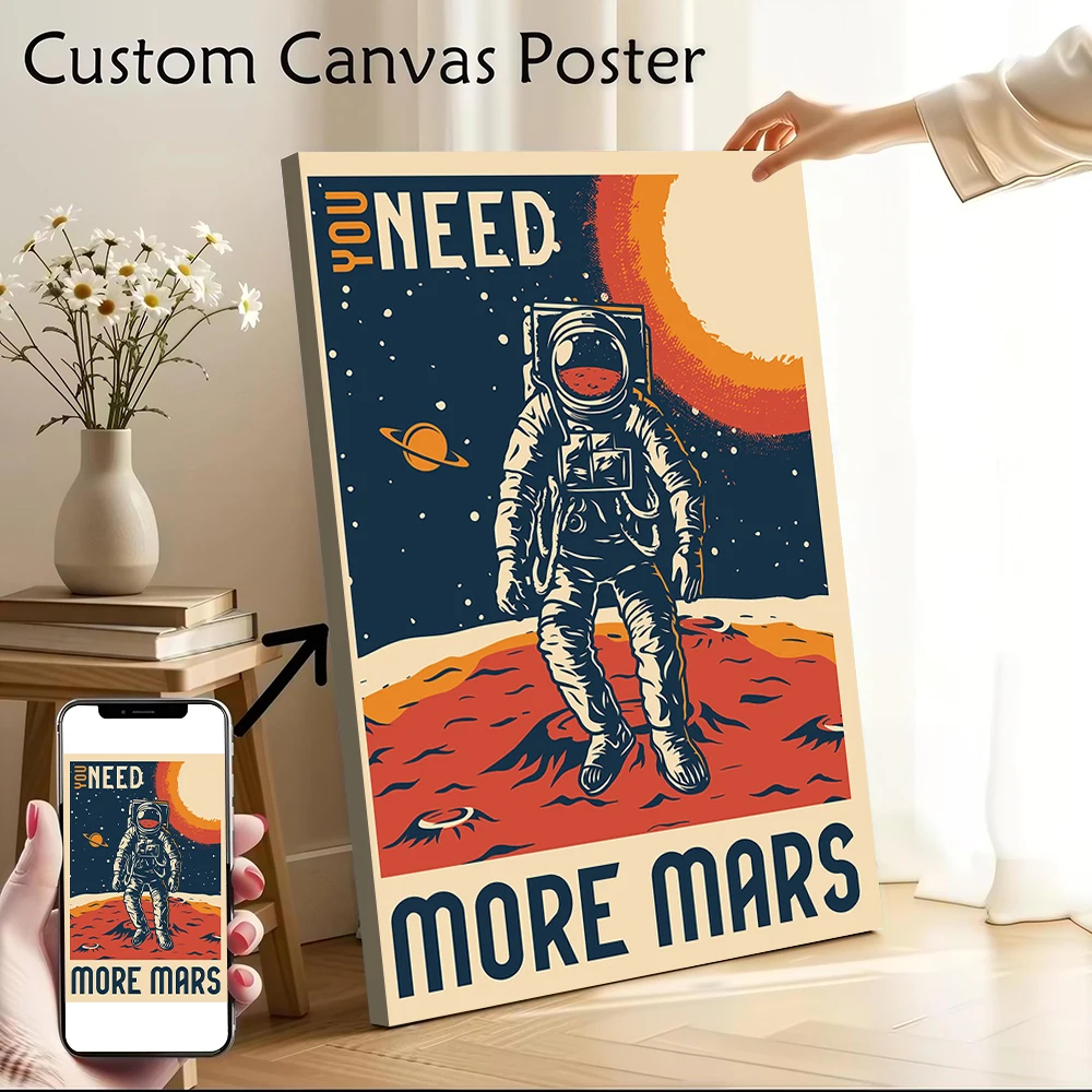 Outer Space Series 8 Poster Canvas Wall Art Custom Photo Print Modern Painting for Fans Decor Luxury Decoration Wand Deko Room