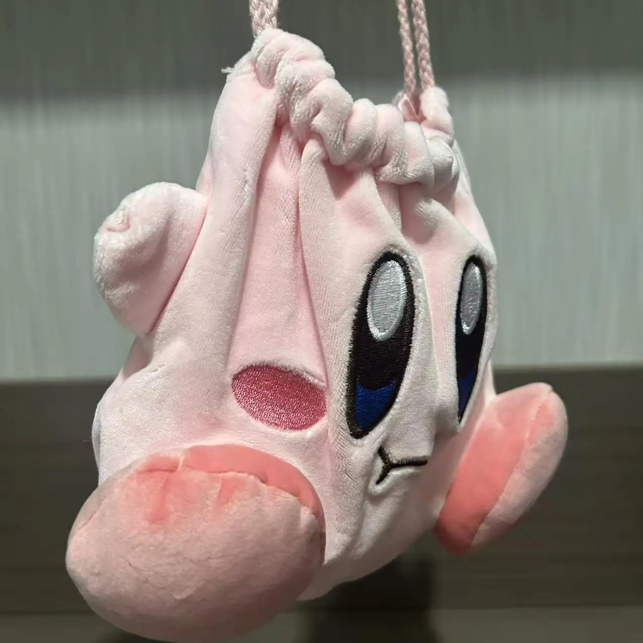 20X18CM New Anime Kirby Kawaii Q version Figure Model Toys Plush peripheral storage bundle pocket high quality Gifts - view 5