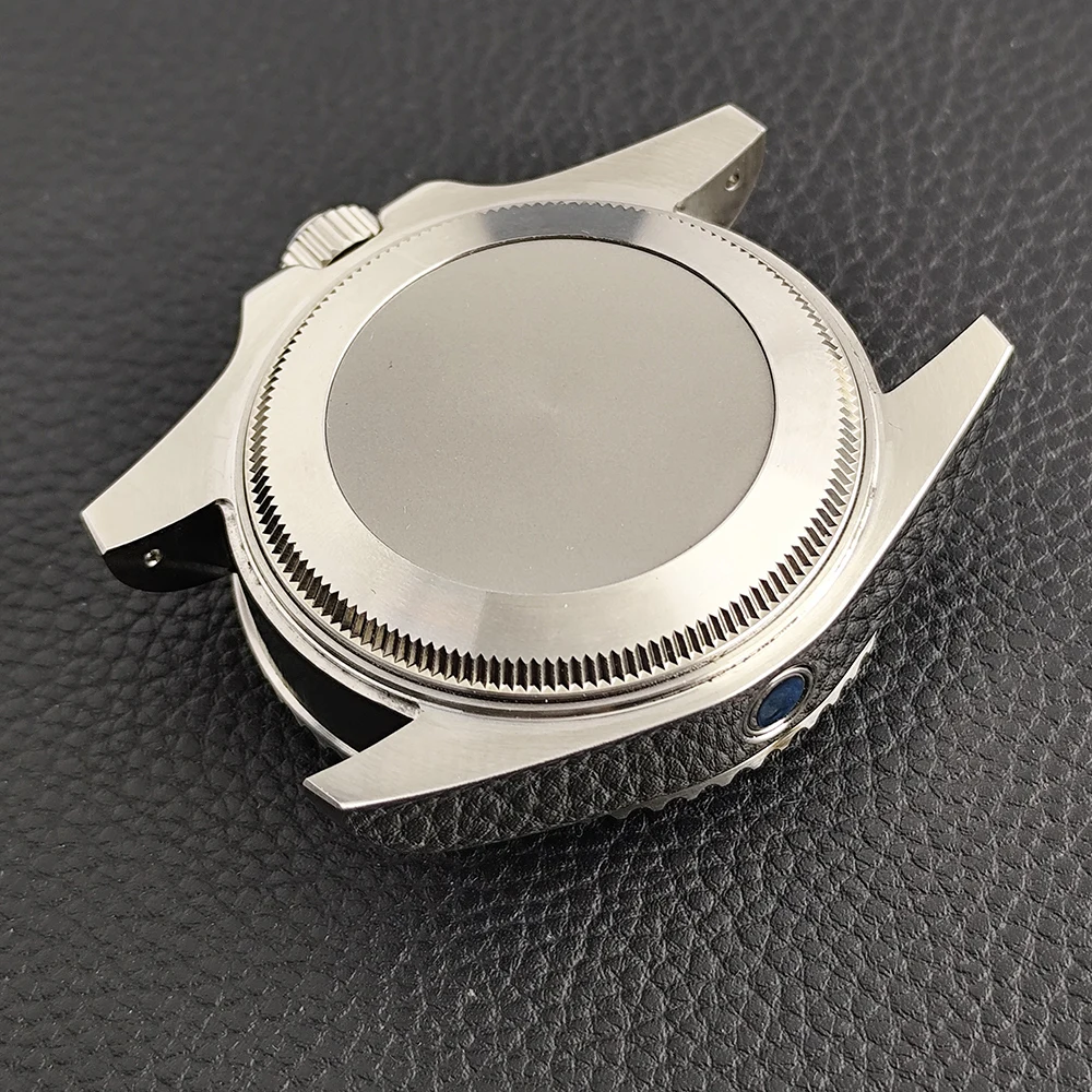 Uhrenteil für Herren 43mm Uhrengehäuse Passend für NH35 NH36 Uhrwerk Uhrenzubehör NH35 Gehäuse Saphirglas 21mm Uhrenarmband – Detail 4