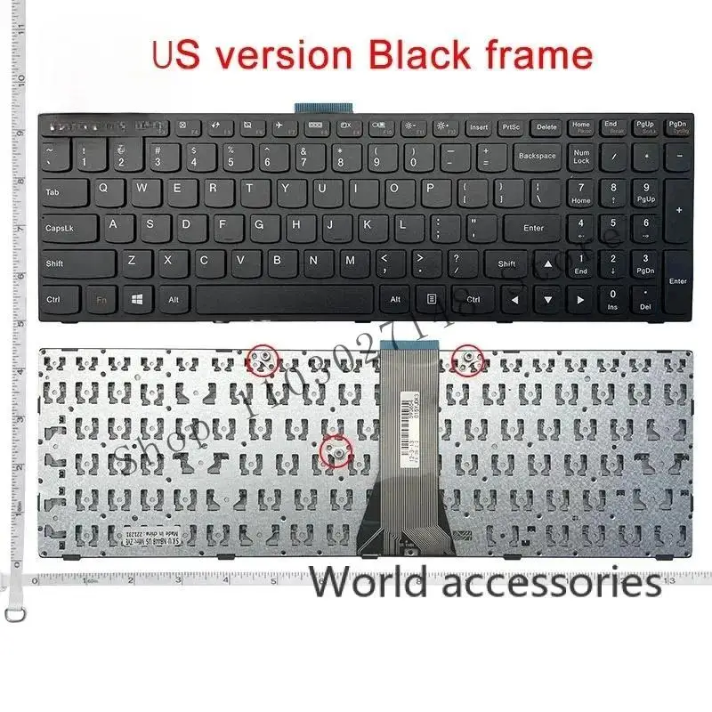

Новая клавиатура для ноутбука США для LENOVO B50 30 40 70 B50-30 B50-45 B50-70 Z50-70 Z50-75 T6G1 G50 английский #
