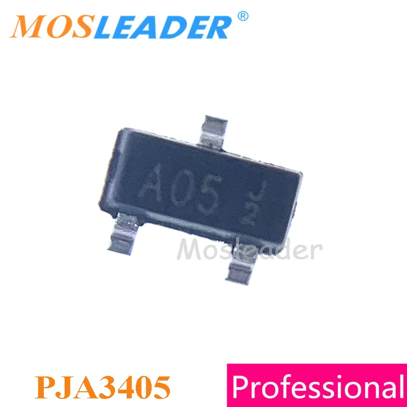 Mosleader PJA3403 PJA3405 SOT23 3000PCS PJA3403_R1_00001 PJA3405_R1_00001 P-Channel 20V 30V Made in China High quality