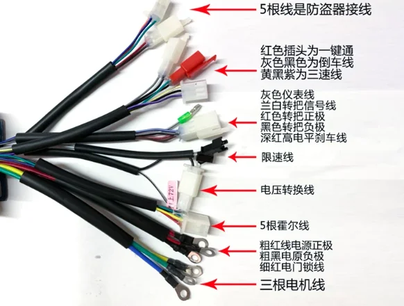 48V 350W Electric Vehicle Wireless Controller - 6-Tube Large-Size EV Controller Accessory