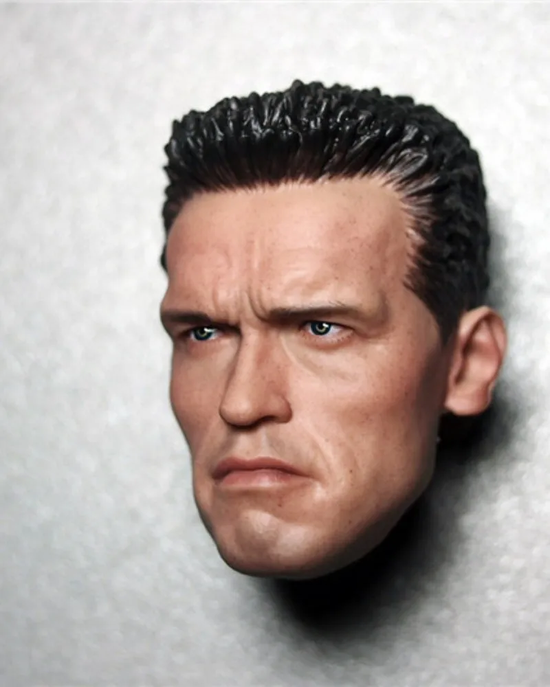 1/6 MaleT800  Arnold Schwarzenegger Head Sculpture  Actor Carving For 12inch  TBleague Phicen PL2016-M34 Action Figure Toy