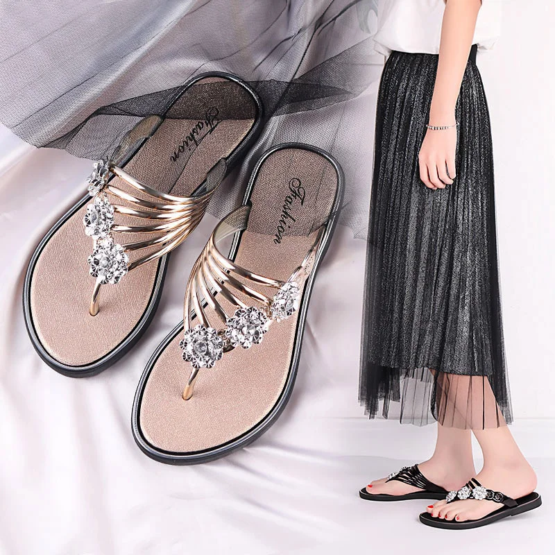 Women Summer Flip Flops Slippers Slide Sandals Beach Slides Soft Sole Sandals Women Shoes Flip Flops Feminno Zapatos Dropshiping