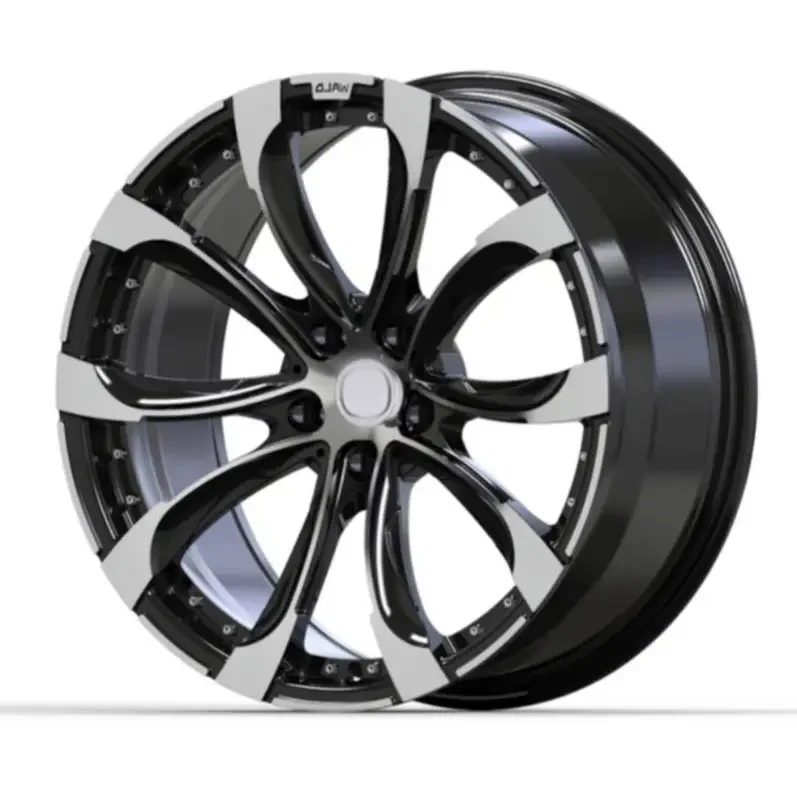 Sporty 19 Inch 20 Inch Black and Silver Forged Alloy Wheels PCD 5x112 ET30 for Dynamic Driving for Harrier