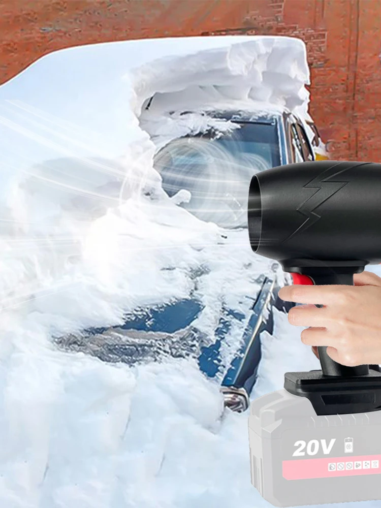 70mm brushless Portable Fan Powerful Air Blower Electric 2300g thrust Turbo Jet Fan Car Wash Air Gun Dryer for Makita batteries