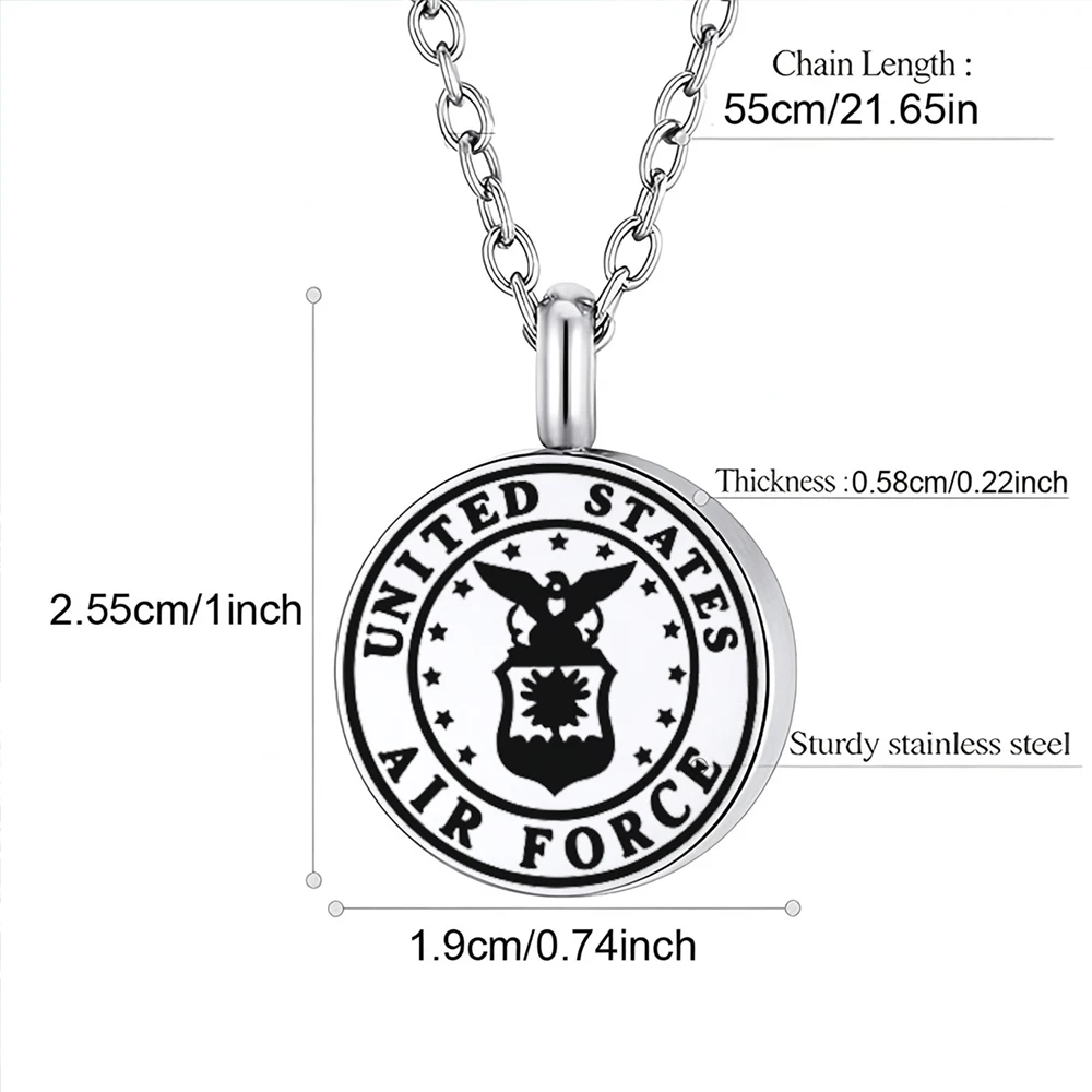 Cremation Jewelry for Ashes Memorial Urn Necklace for Ashes for Women Men Stainless Steel Keepsake Pendant Ash Jewelry Memory