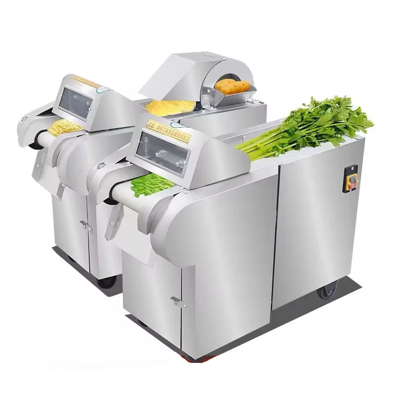 High Quality Multifunction Onion Cutting Machine Small Business Fruit Vegetable Chips Chopper Slicer Dicer Machine