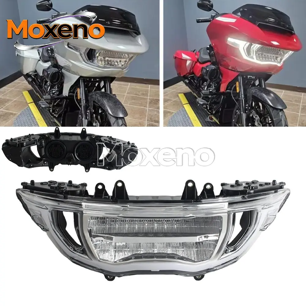 Motorcycle Headlight For EXC SX XC 250 300 450 2024-2025 Dirt Bike E49 Front Hi/Lo Beam Head Light Enduro LED Headlamp Head Lamp