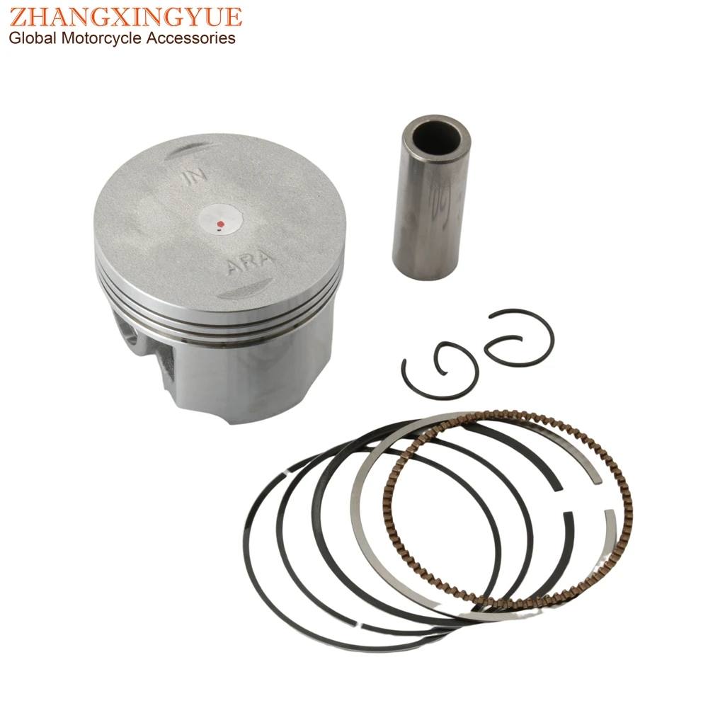 Skuter 52.4mm zestaw tłoka dla Peugeot 125 Citystar Django Speedfight 3 Tweet 125cc 4 suwowy — zdjęcie 7