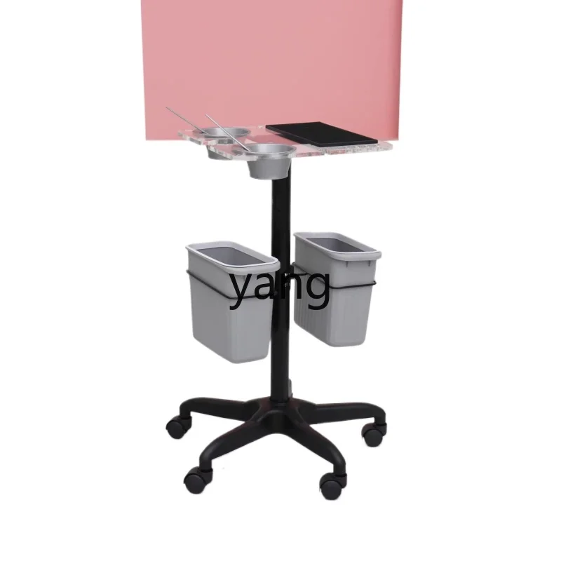 Lmm barber shop tool cart hair salon special hair shop perm and dyeing cart with storage bucket