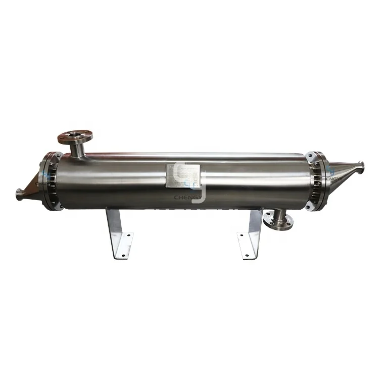 Stainless Steel Sanitary Shell and Tube Heat Exchanger for Heating and Cooling of WFI and PW Water