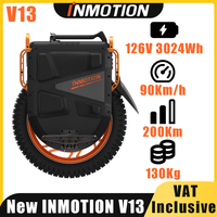 EU Stock Original INMOTION V13 Electric Unicycle 4500W Motor 90KM/H Speed 150KM Range Touch Screen EUC Monowheel